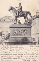 WIEN:JOSEF GRAF RADETZKY-MONUMENT,1905,ADD TO COLLECTION POSTCARD,USED,VERY RARE,AUSTRIA - Monumenti Ai Caduti