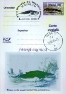 Whale 4 Postal Stationaries. Turda 2004. - Wale