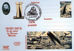 Whales - Moby Dick 9 Postal Stationaries. Bucuresti 2004. - Ballenas