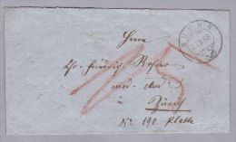 Heimat SG BUCHS 1868-10-31 B.O.M. (15 Rp.) Nach Zürich - Storia Postale