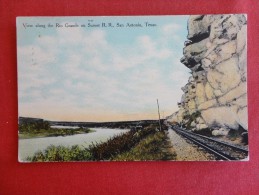 Texas > San Antonio  Along The Rio Grande On Sunset R.R. 1910 Cancel    Ref 1232 - San Antonio