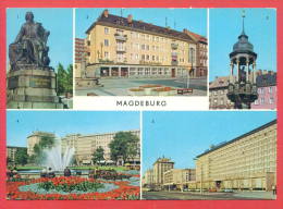 142889 / Magdeburg -  HOTEL INTERNATIONAL , OTTO VON GUERICKE DENKMAL - Deutschland Germany Allemagne Germania - Magdeburg