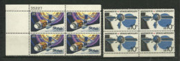 USA.  Mission Mariner Vers Vénus & Mercury ,Skylab 1.  Deux Blocs De 4 T-p Neufs ** - United States