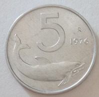 1976 - Italia 5 Lire     ----- - 5 Liras