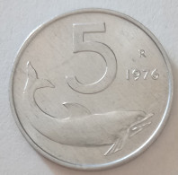 1976 - Italia 5 Lire     ----- - 5 Lire