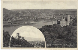 Burg Stolzenfels Mit Oberlahnstein (Trier - Nottingham, England.  29.8.33) - Lahnstein