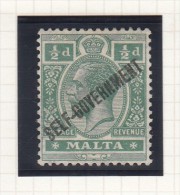 KING GEORGE V - Optd SELF-GOVERNMENT - Malta (...-1964)