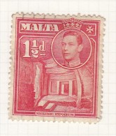 KING GEORGE VI - 1938 - Malte (...-1964)