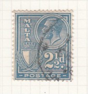 KING GEORGE V - Inscr POSTAGE - Malta (...-1964)