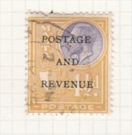 KING GEORGE V - Optd POSTAGE AND REVENUE - Malta (...-1964)