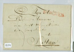 E.o. HANDGESCHREVEN BRIEF Uit 1824 Van NYMEGEN  Naar 's-GRAVENHAGE (8354) ) - ...-1852 Préphilatélie