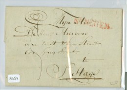 E.o. HANDGESCHREVEN BRIEF Uit 1824 Van NYMEGEN  Naar 's-GRAVENHAGE (8354) ) - ...-1852 Prephilately