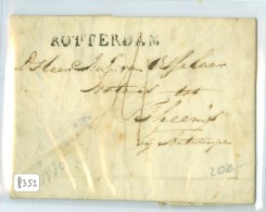 E.o. HANDGESCHREVEN BRIEF Uit 1818 Van ROTTERDAM Aan Notaris In ANTWERPEN (8352) - ...-1852 Prephilately