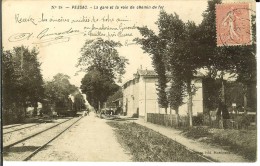 CPA  PESSAC, La Gare Et La Voie De Chemin De Fer  9340 - Pessac