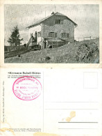 AK Hermann Rudolf-Hütte Schwarzwaldeck Niederösterreich Kleinzell Alpine Gesellschaft Gamsveigerl Österreich Austria - Lilienfeld