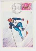 Le  SLALOM    J.O  GRENOBLE  1968   SKI - Eiskunstlauf