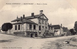 MONTMORT-LUCY MONTMORT MAIRIE ET ECOLES ENFANTS  ENVIRONS D'EPERNAY - Montmort Lucy