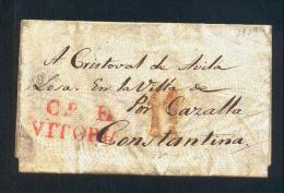 1829.- BAYONA A CONSTANTINA - ...-1850 Prephilately