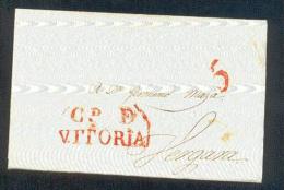 1827.- VITORIA A VERGARA - ...-1850 Vorphilatelie