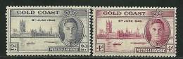 Gold Coast     Peace   Set  SC# 128-29 Mint - Costa D'Oro (...-1957)