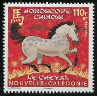 Nouvelle-Calédonie 2014 - Nouvel An Chinois, Année Du Cheval - 1val Neufs // Mnh - Ongebruikt