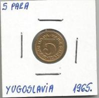 G2 Yugoslavia 5 Para 1965. KM#43 - Joegoslavië