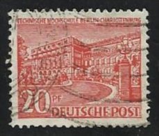 Berlin Michel # 49 VII (SM2) Used Very Fine Secondary Disk Failure..........................................m70 - Plaatfouten En Curiosa