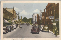 Oshawa, Simcoe Street. (London, Ontario - Irvine Scotland  Aug.18.1950) - Oshawa