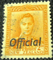 New Zealand 1938 King George VI Official 2d - Used - Servizio