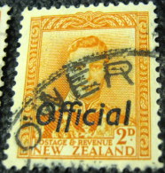 New Zealand 1938 King George VI Official 2d - Used - Oficiales