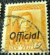 New Zealand 1938 King George VI Official 2d - Used - Oficiales