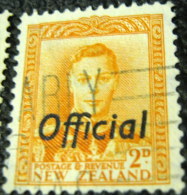 New Zealand 1938 King George VI Official 2d - Used - Dienstzegels