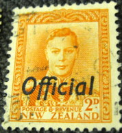 New Zealand 1938 King George VI Official 2d - Used - Oficiales