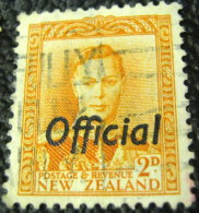 New Zealand 1938 King George VI Official 2d - Used - Dienstmarken