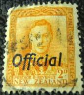 New Zealand 1938 King George VI Official 2d - Used - Servizio