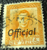 New Zealand 1938 King George VI Official 2d - Used - Dienstmarken