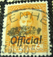 New Zealand 1938 King George VI Official 2d - Used - Dienstmarken