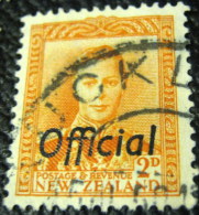 New Zealand 1938 King George VI Official 2d - Used - Dienstmarken