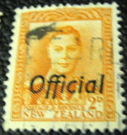 New Zealand 1938 King George VI Official 2d - Used - Dienstzegels