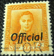 New Zealand 1938 King George VI Official 2d - Used - Officials