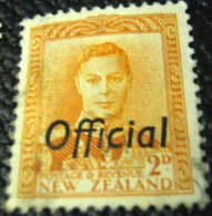 New Zealand 1938 King George VI Official 2d - Used - Oficiales