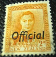 New Zealand 1938 King George VI Official 2d - Used - Servizio