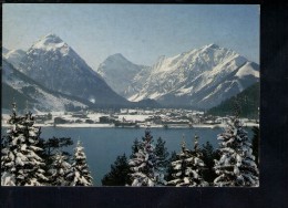 F1534 Wintersportplatz Pertisau Am Achensee Mit Karwendel Hochgebirge  - Nice Stamp And Timbre - Pertisau