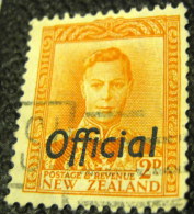 New Zealand 1938 King George VI Official 2d - Used - Servizio