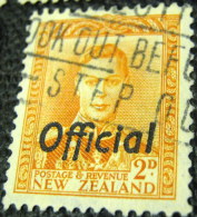 New Zealand 1938 King George VI Official 2d - Used - Oficiales