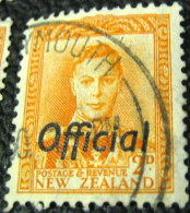 New Zealand 1938 King George VI Official 2d - Used - Oficiales