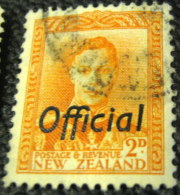 New Zealand 1938 King George VI Official 2d - Used - Oficiales