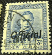 New Zealand 1938 King George VI Official 3d - Used - Servizio