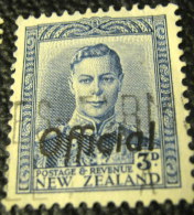 New Zealand 1938 King George VI Official 3d - Used - Dienstzegels