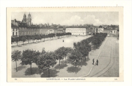 Cp, 54, Lunéville, La Place Léopold, écrite 1915 - Luneville